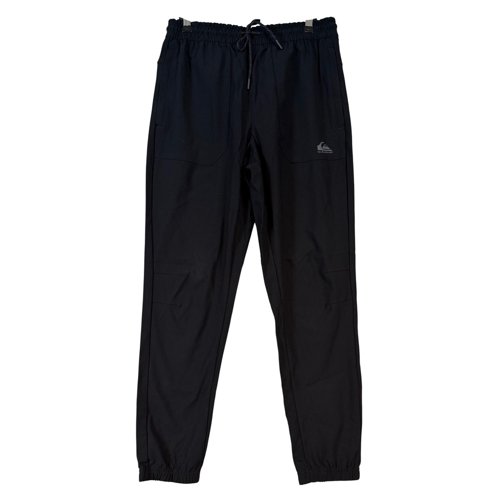 Quiksilver Mens DryFlight Jogger Pants Black 2-Way Stretch •S• Gorpcore Techwear